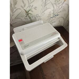 Vintage Oster Gold N' Crispy Belgian Waffle Maker 398E TESTED/ WORKING